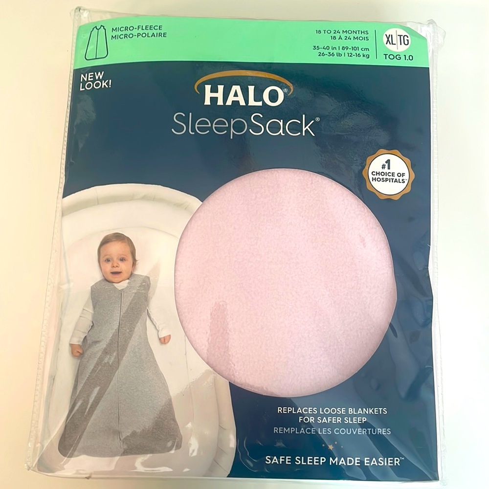 Halo sleep sack XL pink